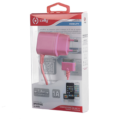 Celly TCIP4P mobile device charger Mobile phone Pink AC Indoor – image 3
