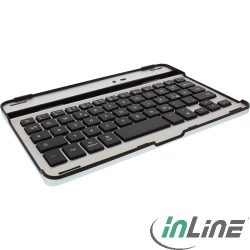InLine 55371 mobile device keyboard QWERTZ German Bluetooth Black – image 1