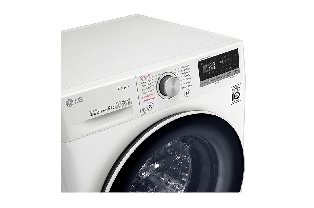 LG F2DV5S8H0E washer dryer Freestanding Front-load White – image 3
