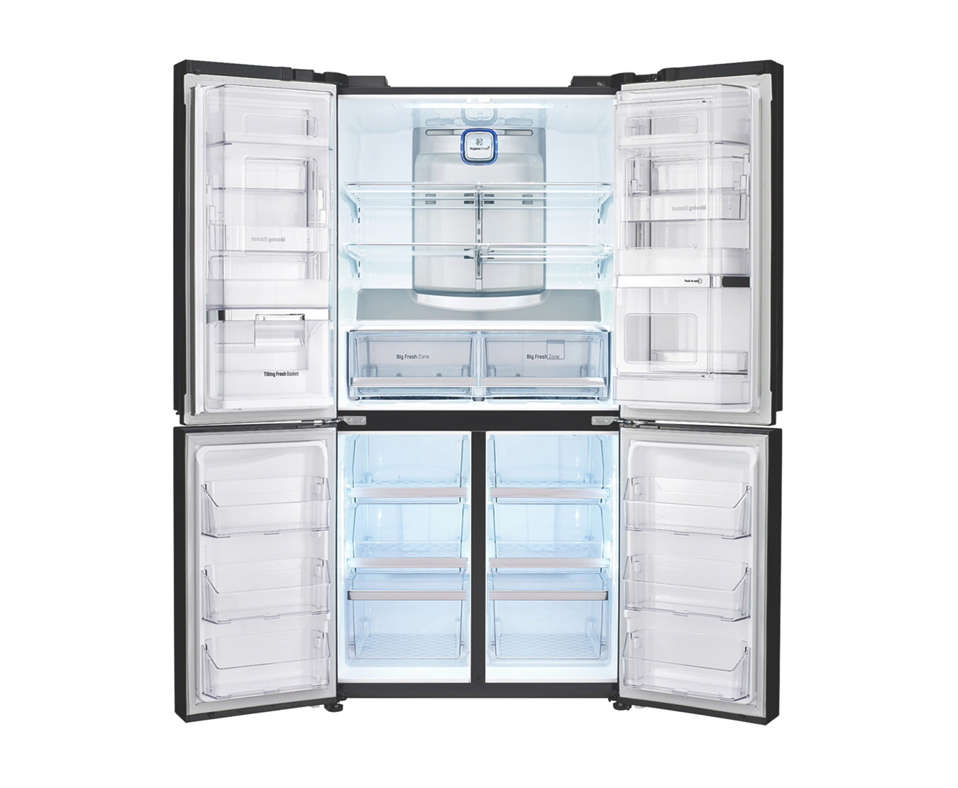 LG GR-D31FWCHL side-by-side refrigerator Freestanding Stainless steel – image 5