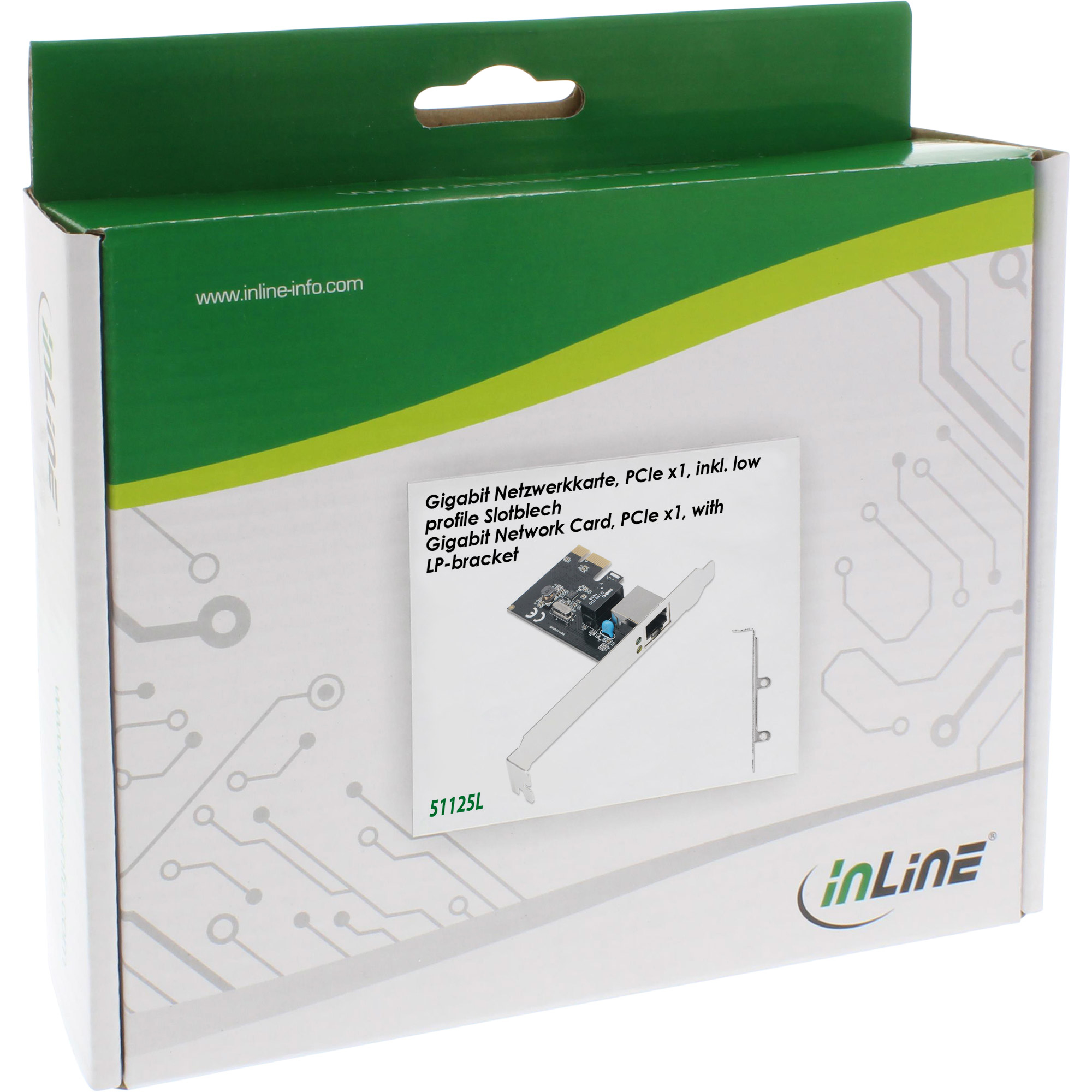 InLine Gigabit Network Card PCI Express – image 4