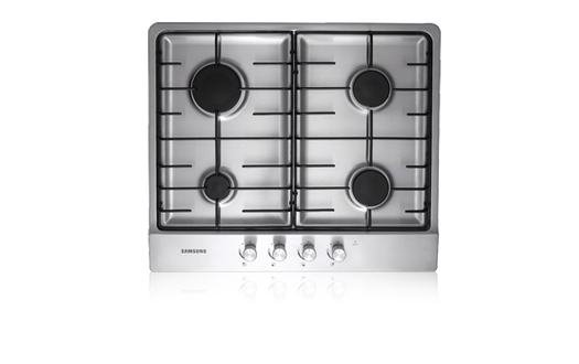 Samsung GN641FFXD hob Stainless steel Built-in Gas 4 zone(s)