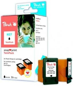 Peach Ink Cartridge HP27 TwinPack