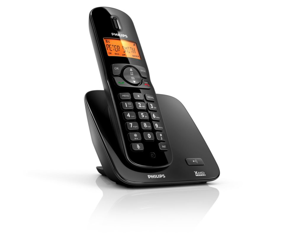 Philips Perfect sound CD1701B/53 telephone Caller ID Black
