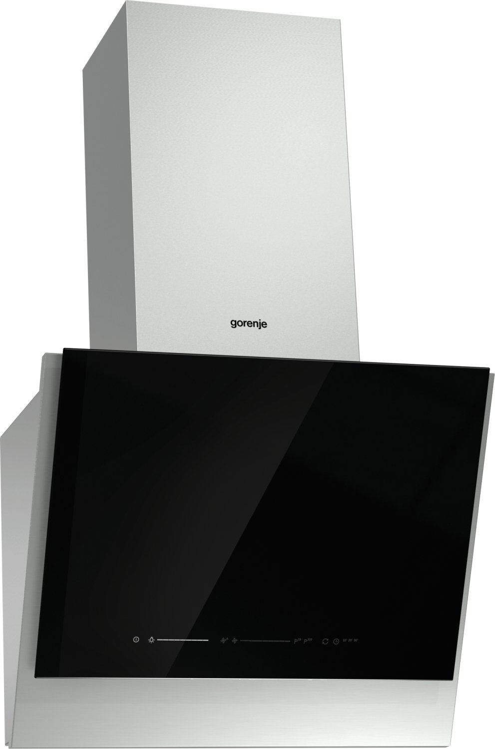 Gorenje WHI651S1XGB Wall-mounted Black, Stainless steel 480 m³/h