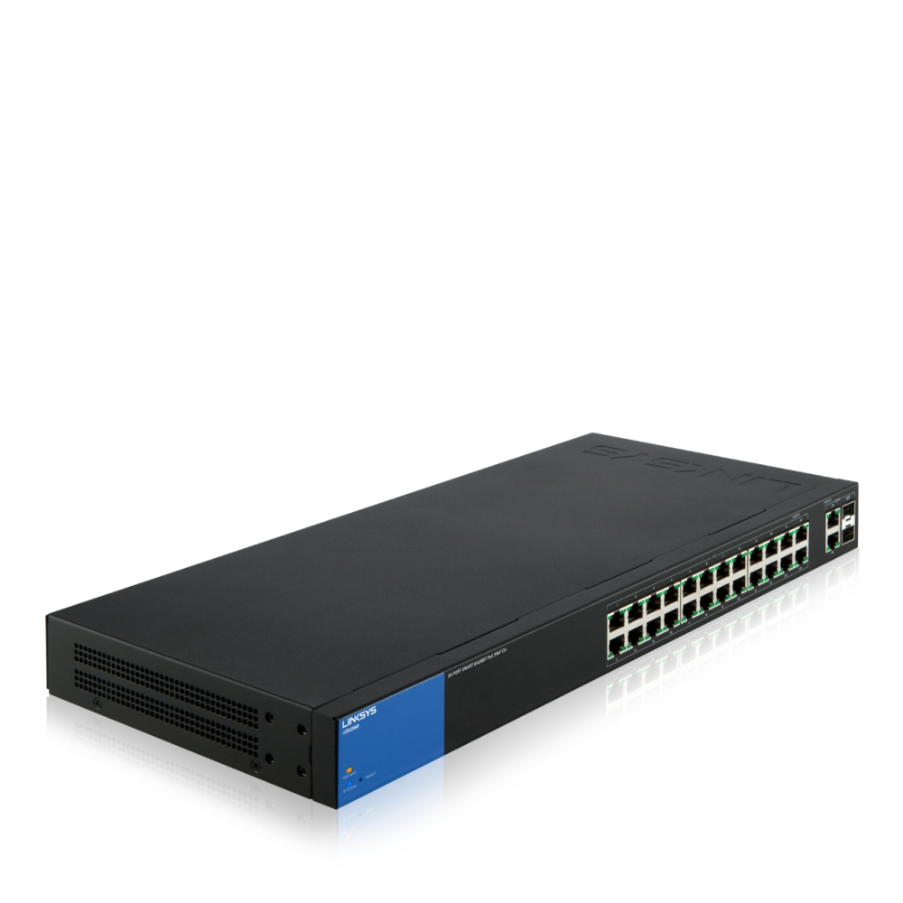 Linksys LGS326MP network switch Managed Gigabit Ethernet (10/100/1000) Power over Ethernet (PoE) Black – image 2