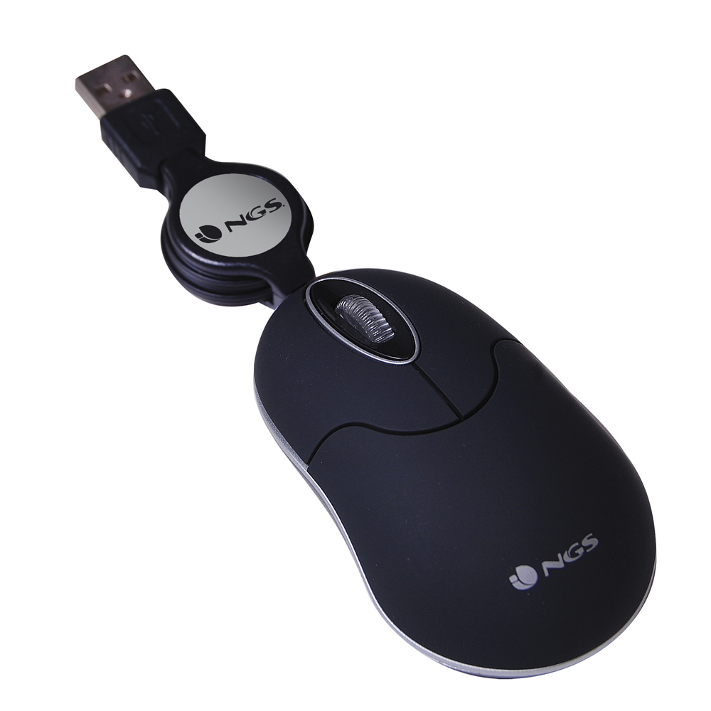 NGS SINBLACK mouse Travel Ambidextrous USB Type-A Optical 1000 DPI