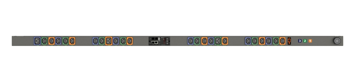 Vertiv Geist MNR3EGB0-24PK33-2PS56B0A10-S-A power distribution unit (PDU) 36 AC outlet(s) 0U Black