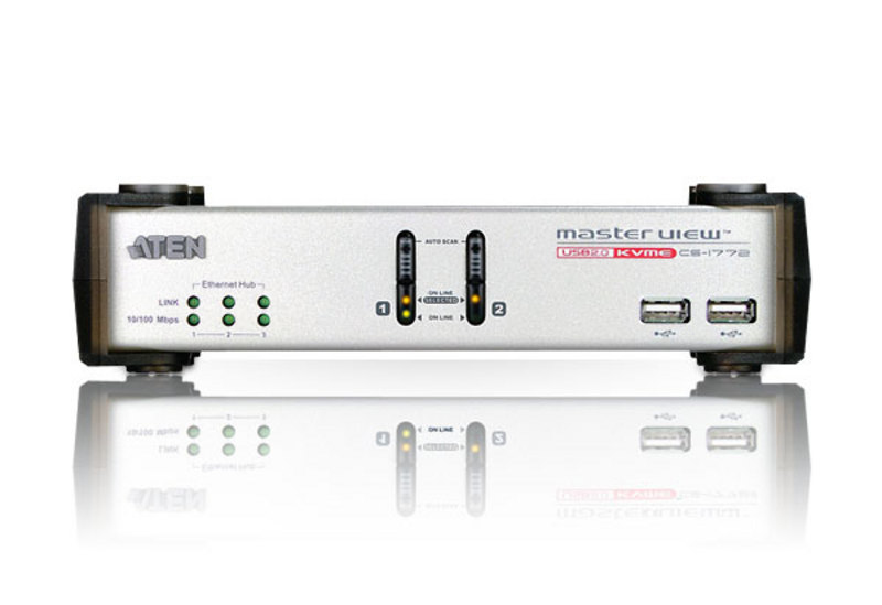 ATEN CS1772 KVM switch Black, Grey – image 2