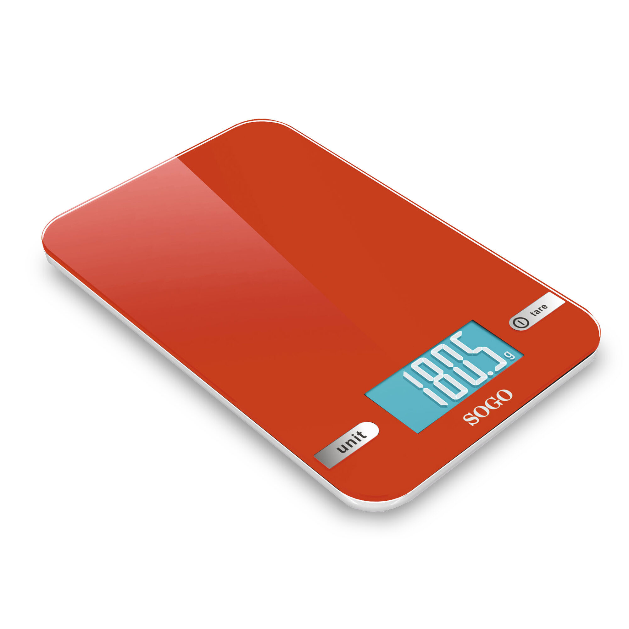 Sogo BAC-SS-3960R kitchen scale Red Countertop Rectangle Electronic kitchen scale – image 8