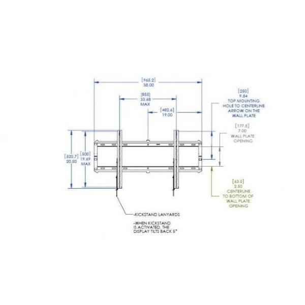 Nilox AMCHRXF2 TV mount/stand – image 3