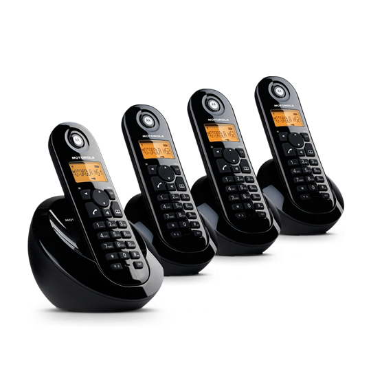Motorola C604 telephone DECT telephone Caller ID Black