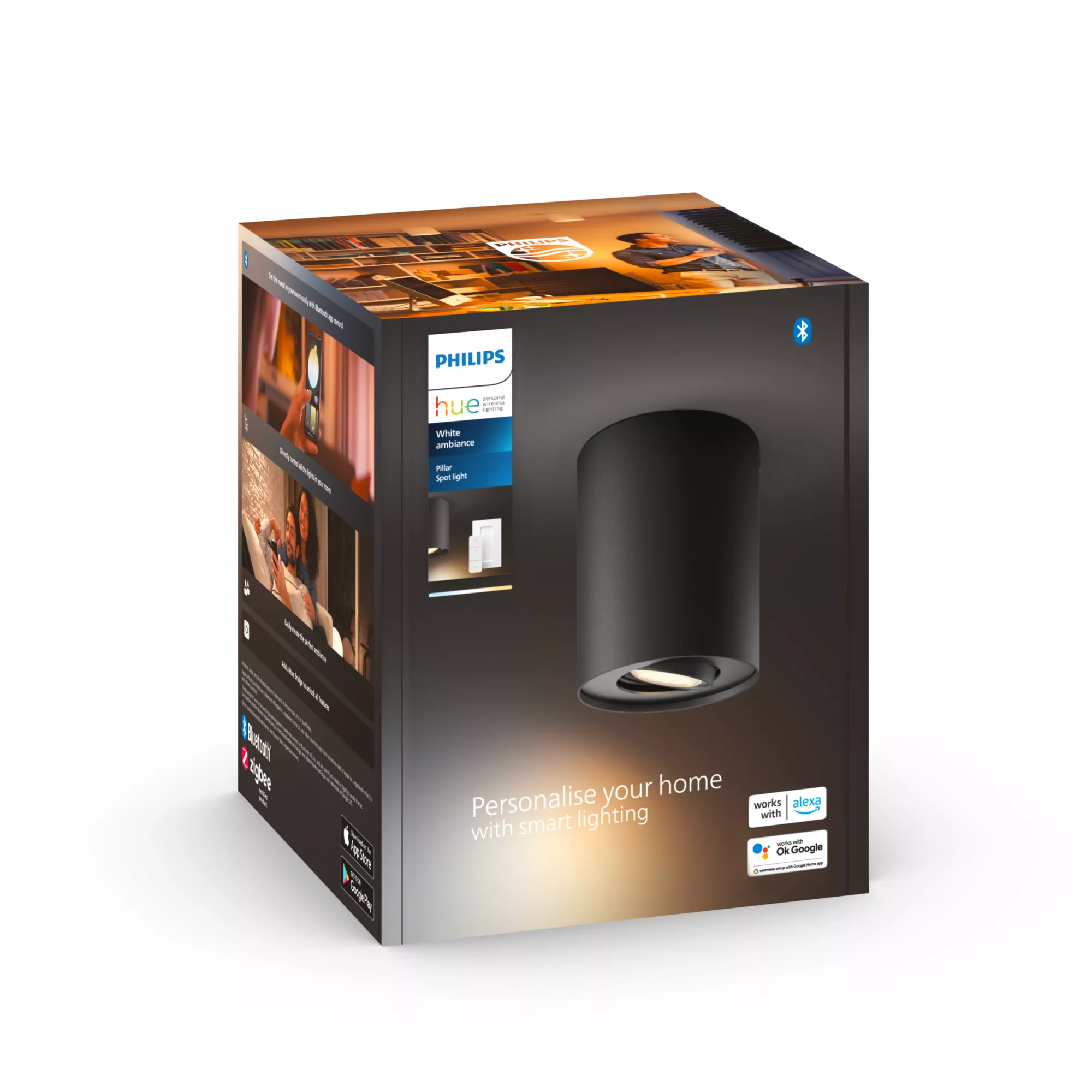 Philips by Signify Philips Hue White ambience Pillar single spotlight – image 2