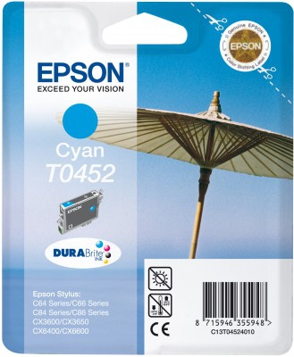 Epson Singlepack Cyan T0452 DURABrite – image 1