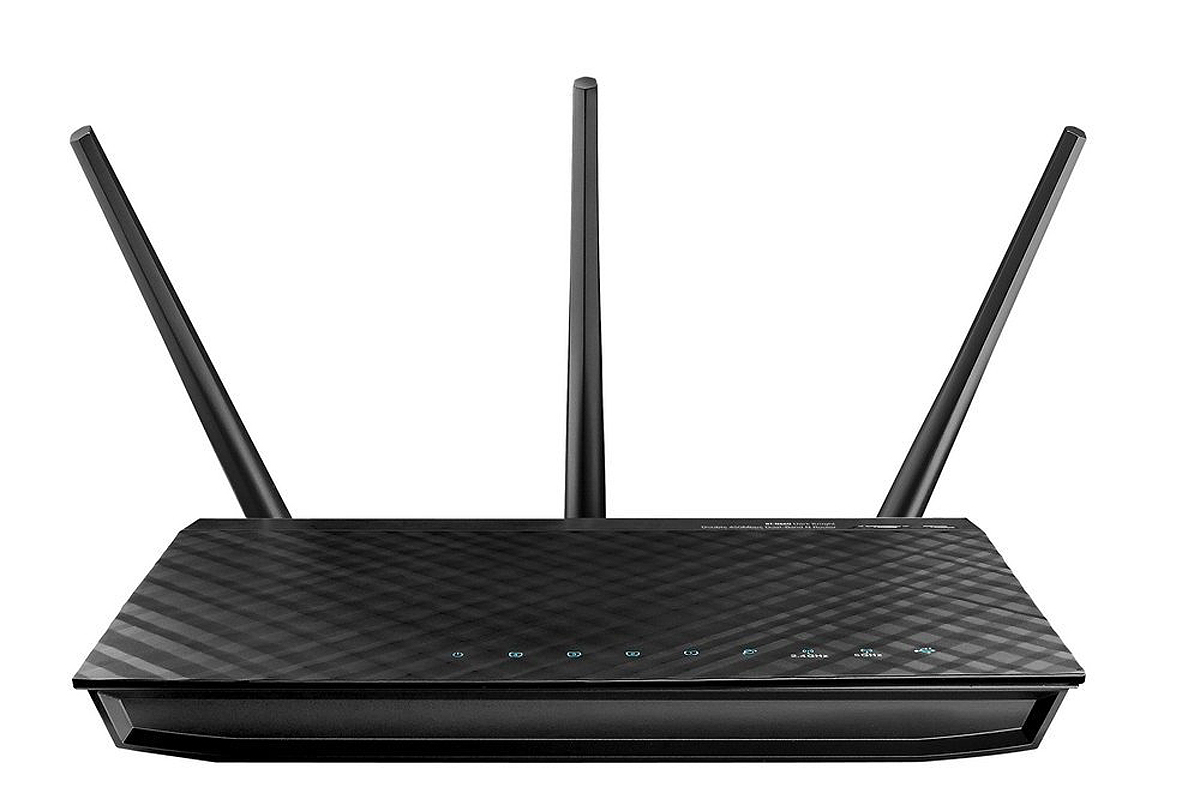 ASUS RT-AC66U wireless router Gigabit Ethernet Dual-band (2.4 GHz – image 1