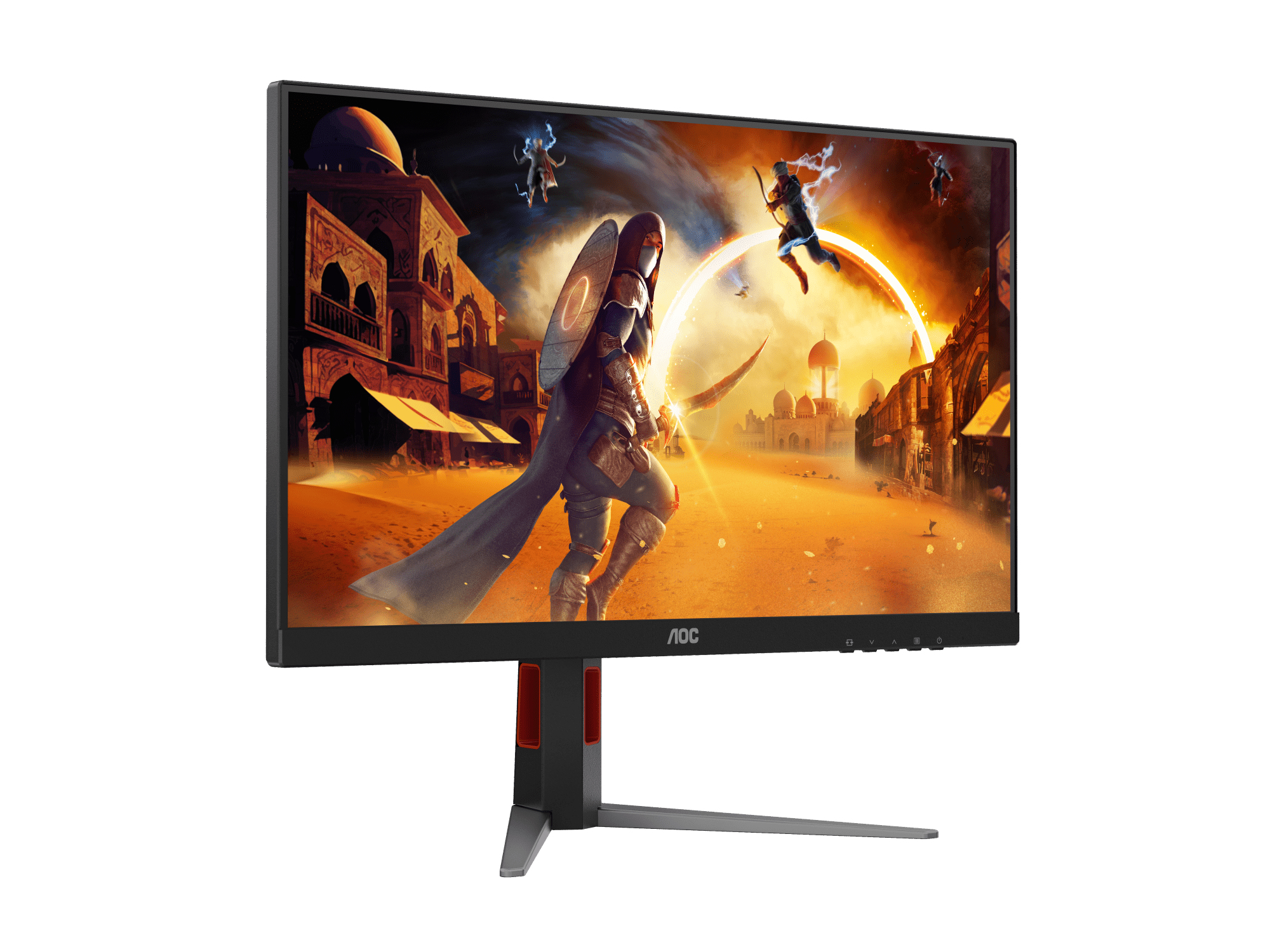 AOC G4 27G4H computer monitor 68.6 cm (27″) 1920 x 1080 pixels Full HD LED Black, Red image 2