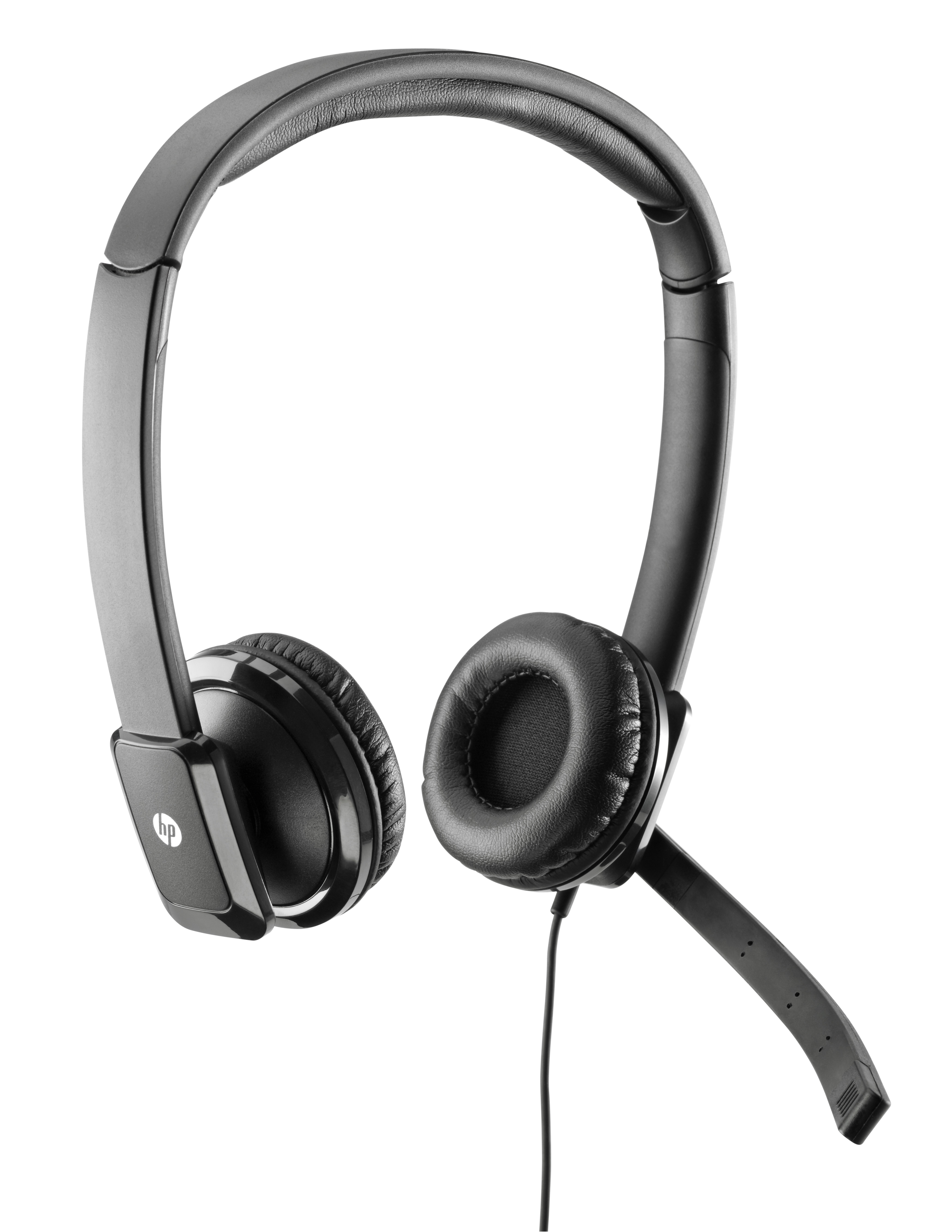 HP QK550AA headphones/headset Wired Head-band Office/Call center Black – image 2
