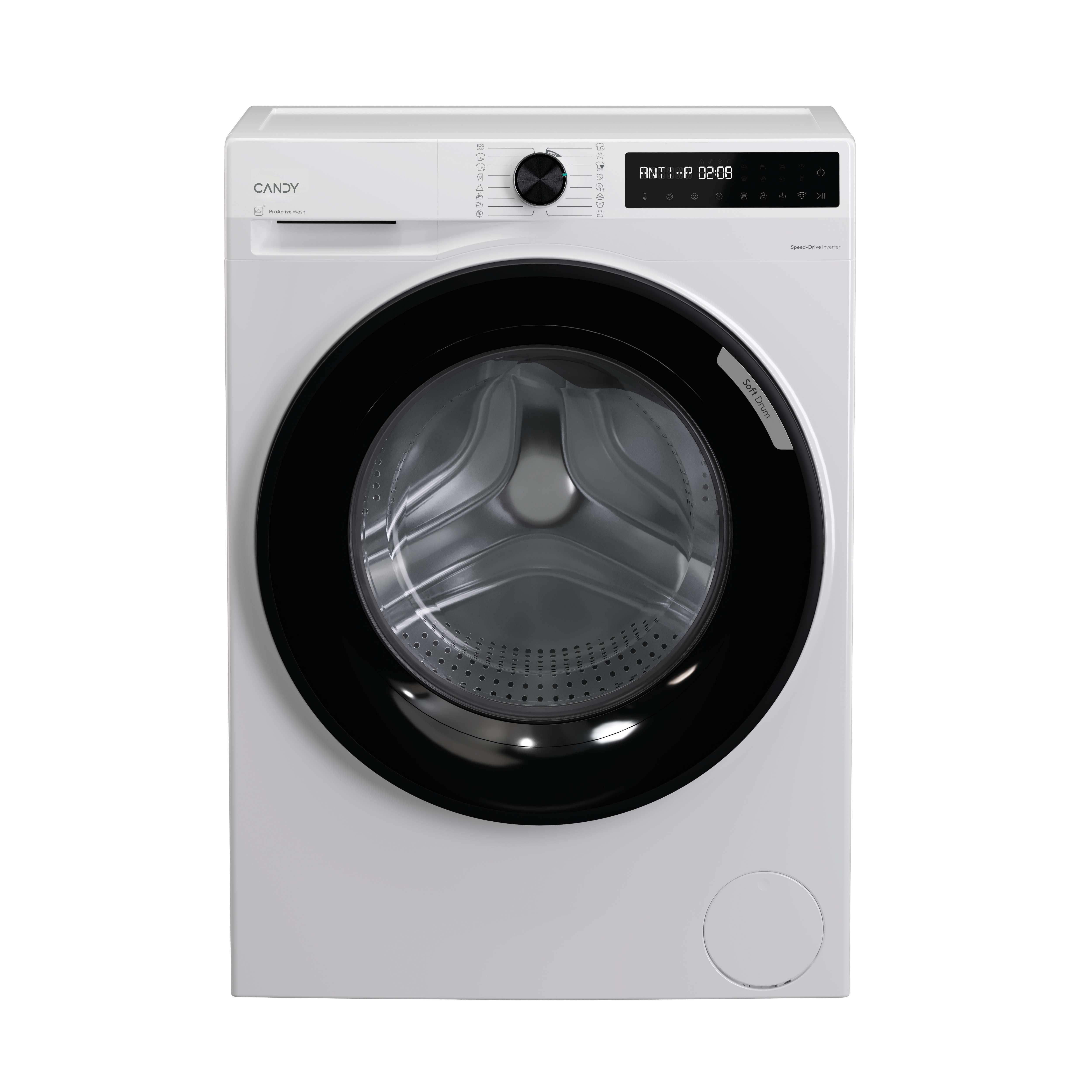 CANDY ProWash 500, Lavatrice Slim 9 KG, 35% più efficente della classe A, 1400 giri, Bianco, Inverter, Anti-inquinamento, Wi-Fi, Smart Wash, BR 49SBL10-S — vue 1 sur 8