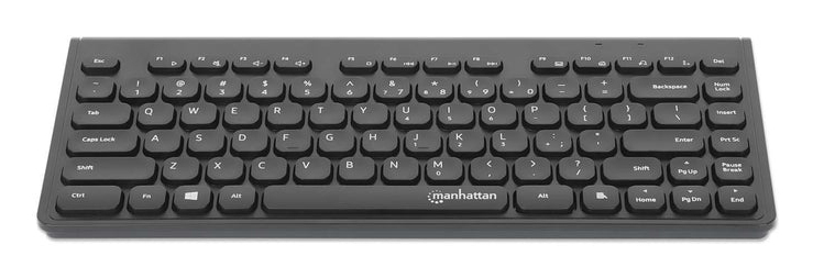 Manhattan 12 Multimedia/Function Keys, USB-A Nano Receiver, Compact, Low-Profile Format, for PC and Laptop, Black – image 4