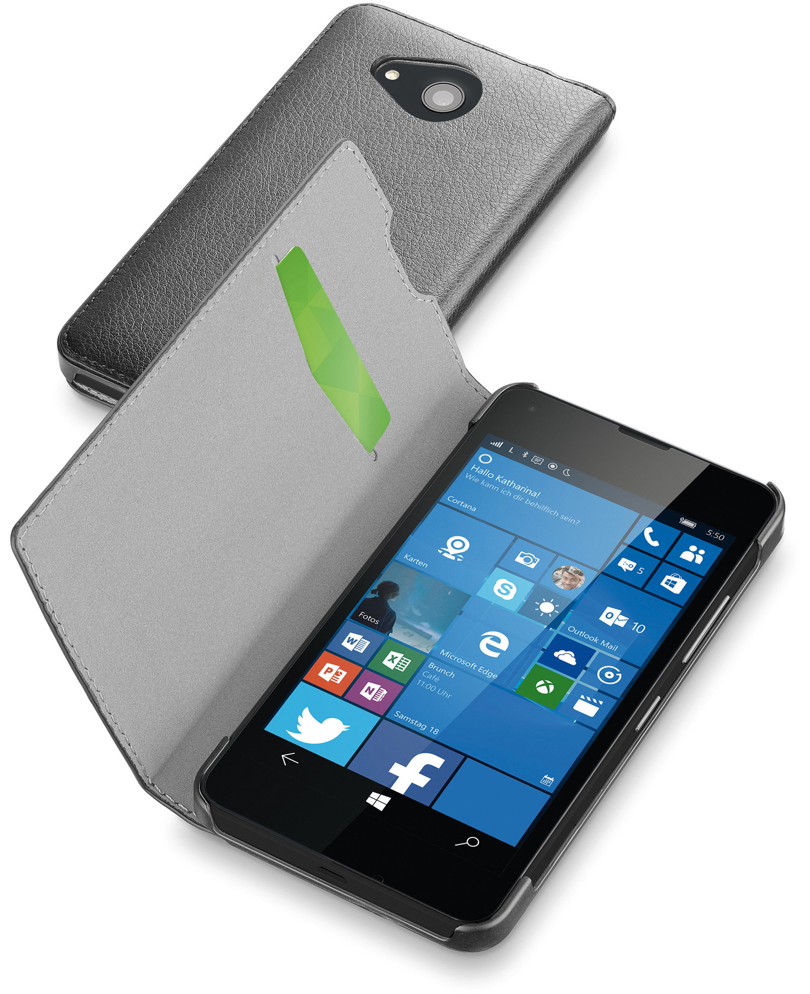 Cellularline Book Essential Pocket - Lumia 550 – image 1