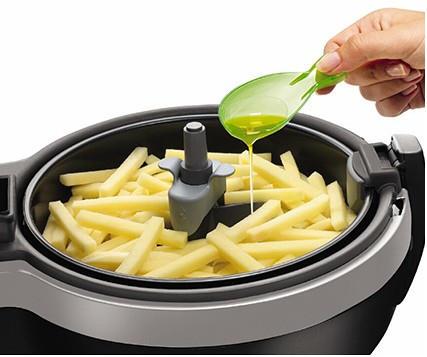 Tefal AL806240 fryer Single Stand-alone Low fat fryer Black, Silver – image 3