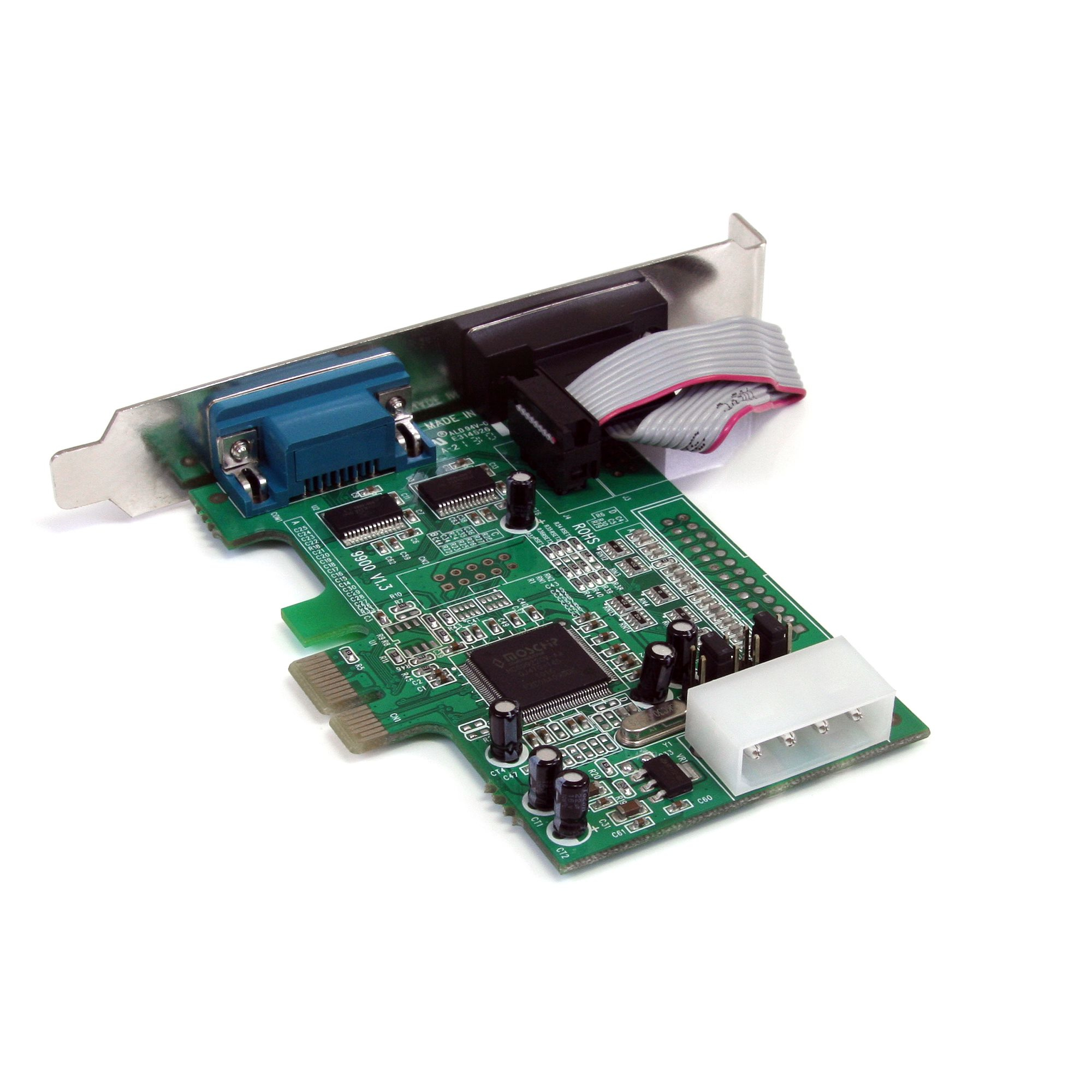 StarTech.com 2-Port PCI Express RS232 Serial Adapter Card, 16550 UART, PCIe to Dual Serial DB9 Host Controller, Windows & Linux, TAA - Replaced by PEX2S953 – image 4