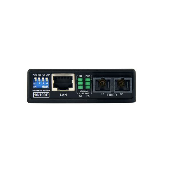 StarTech.com 10/100 Multi Mode Fiber to Ethernet Media Converter SC 2km with PoE – image 4