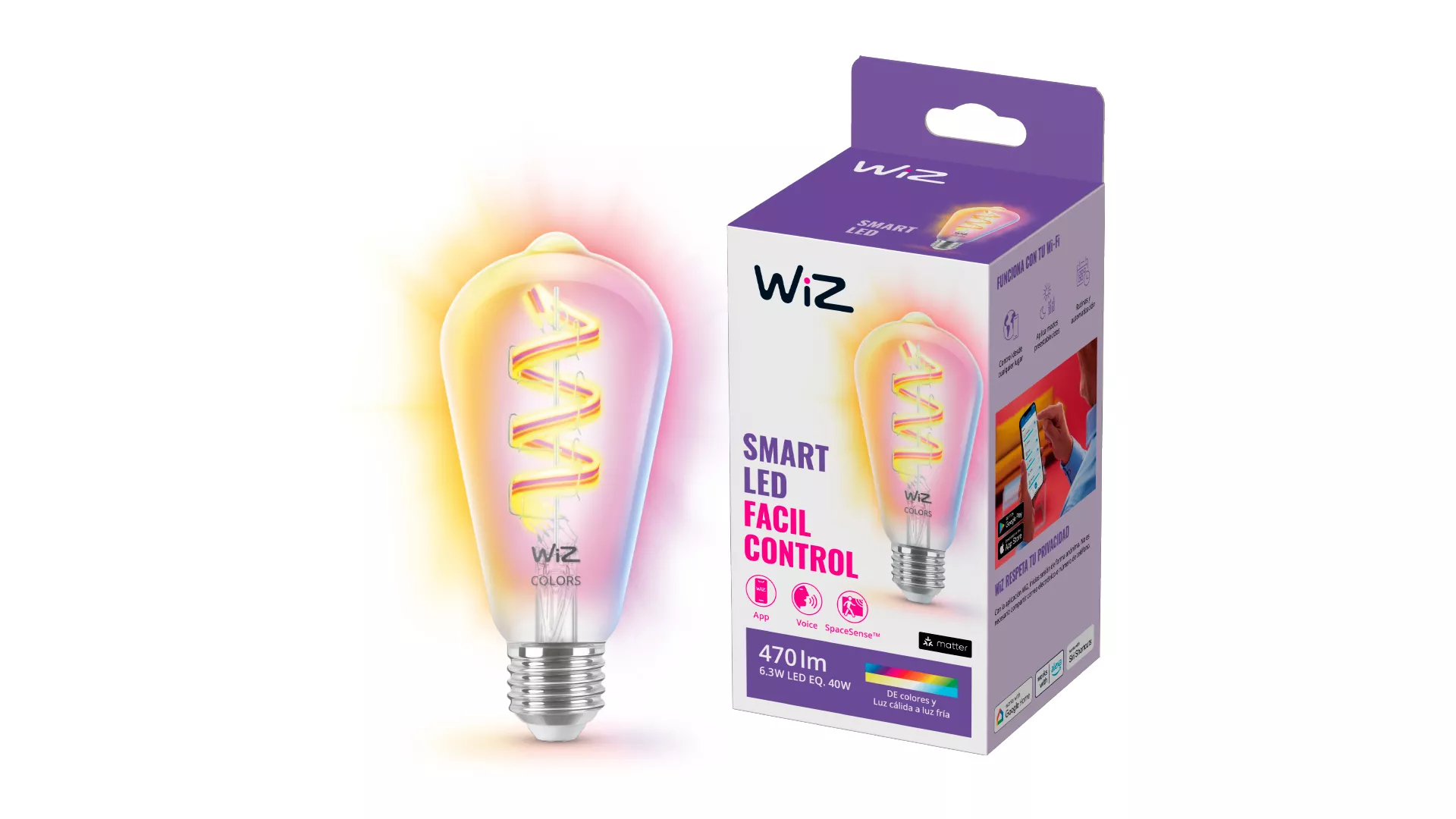 WiZ 8720169074934 smart lighting Smart bulb Wi-Fi/Bluetooth – image 2