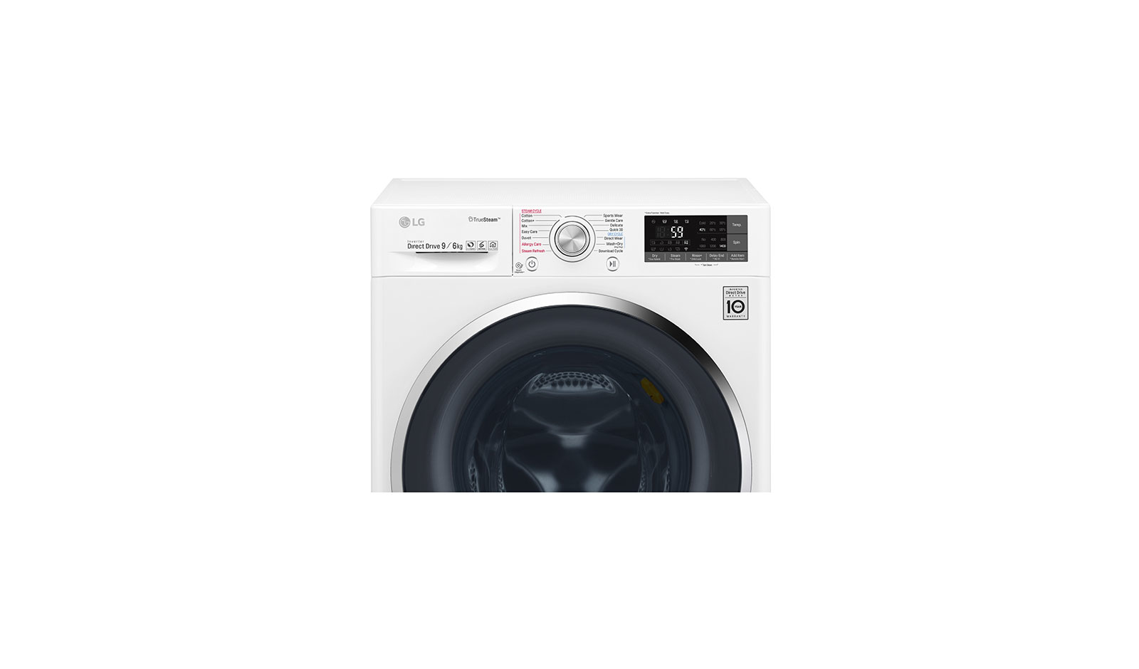 LG F4J8FHP2W washer dryer Freestanding Front-load White – image 4