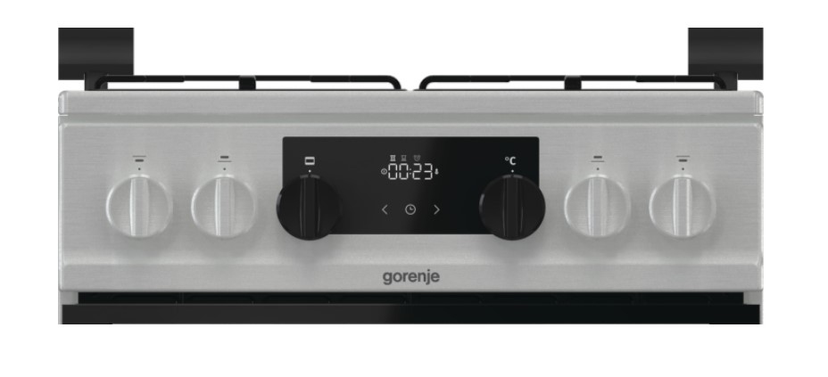 Gorenje K5352XH Freestanding cooker Electric/Gas Gas Stainless steel – image 2
