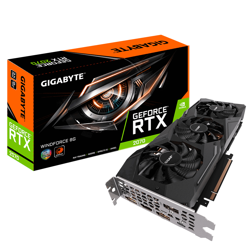 GIGABYTE GeForce RTX 2070 WINDFORCE – image 1