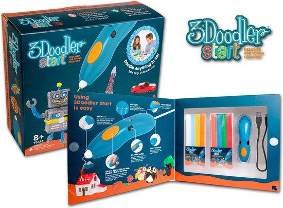3Doodler Start 3DS-ESST-DGF-R 3D pen Blue – image 2