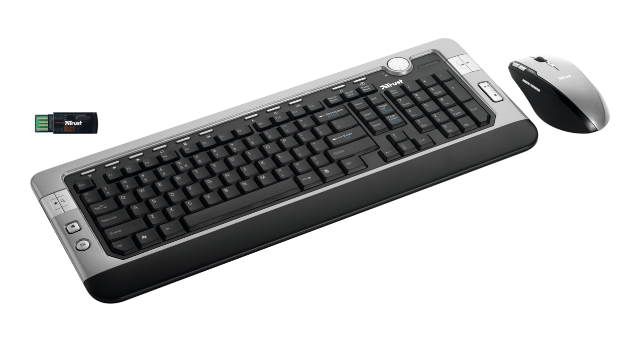 Trust Wireless Optical MediaPlayer Deskset DS-3700R