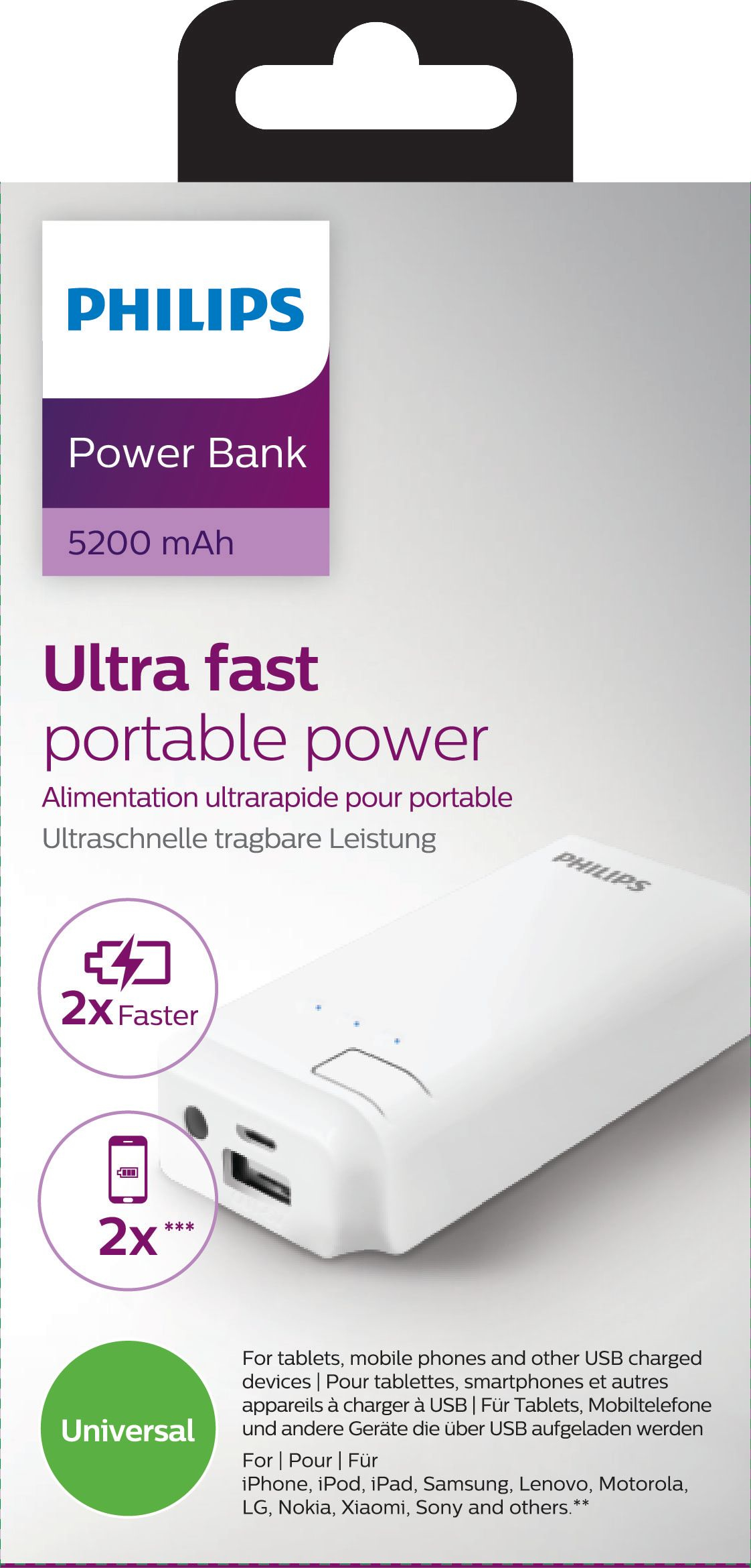 Philips DLP5205U/10 power bank – image 2