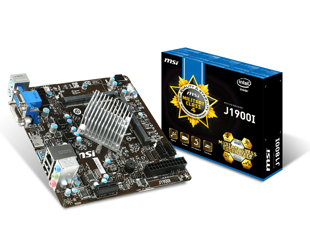 MSI J1900I NA (integrated CPU) mini ITX