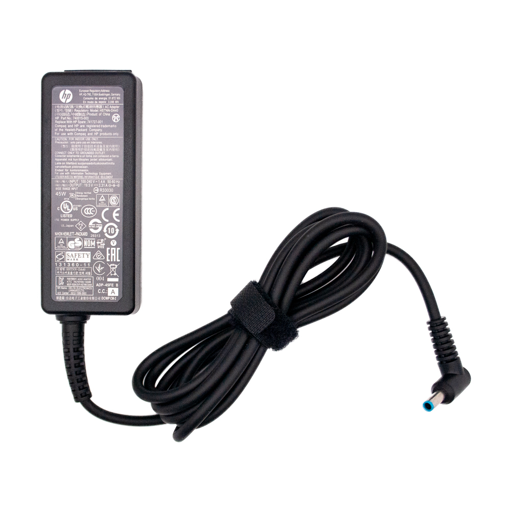 Origin Storage HP 45W Smart 4.5mm AC Adapter with UK Plug OEM: 719309-001