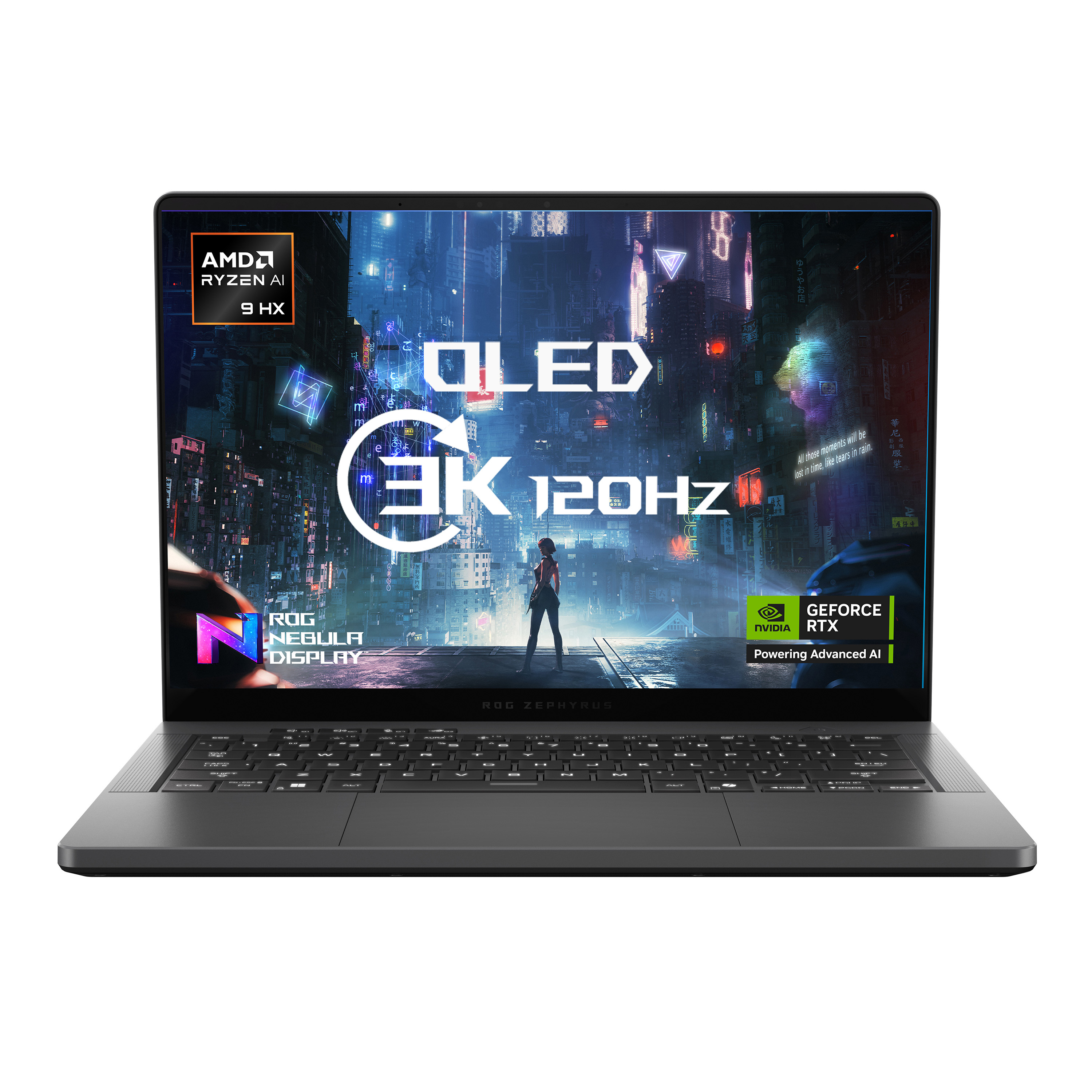 ASUS ROG Zephyrus G14 GA403WW-QS075W AMD Ryzen AI 9 HX 370 Computer portatile 35,6 cm (14") 3K 32 GB LPDDR5x-SDRAM 2 TB SSD NVI