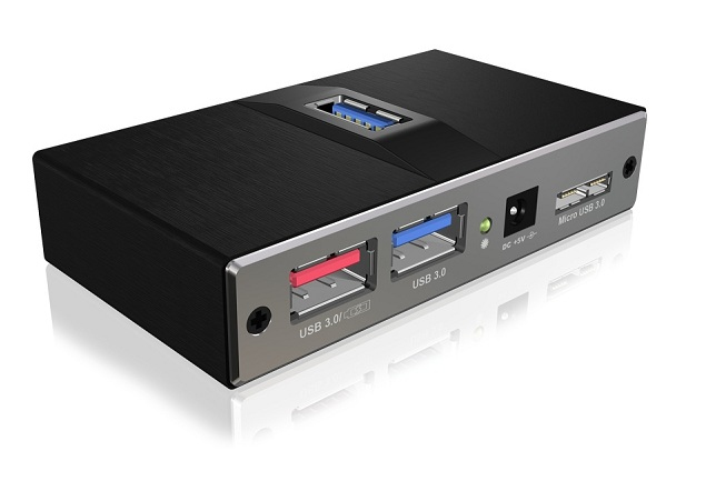 ICY BOX IB-AC617 USB 3.2 Gen 1 (3.1 Gen 1) Type-A 5000 Mbit/s Black – image 7