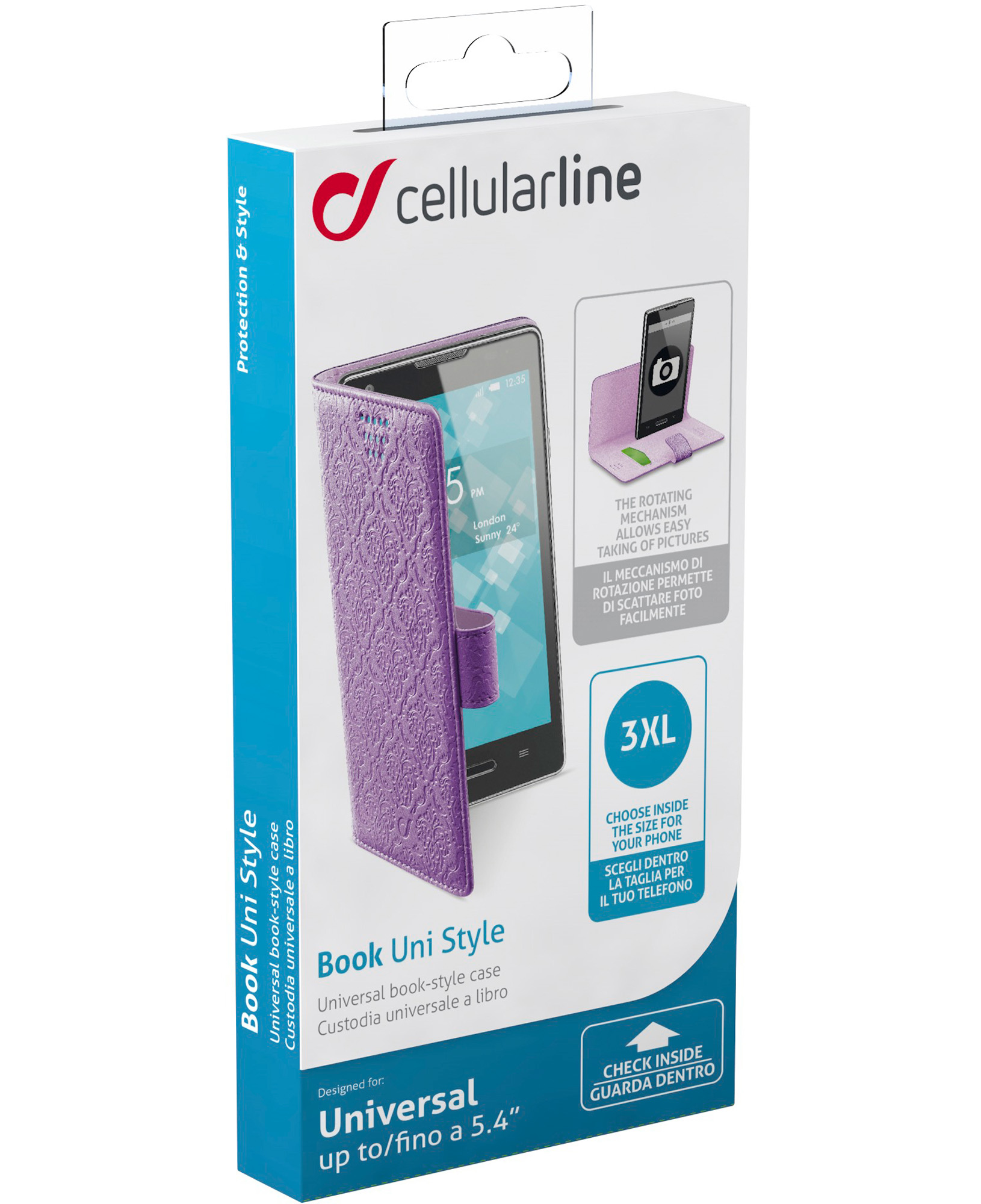 Cellularline Book Uni Style - Smartphones up to 5.4” – image 3
