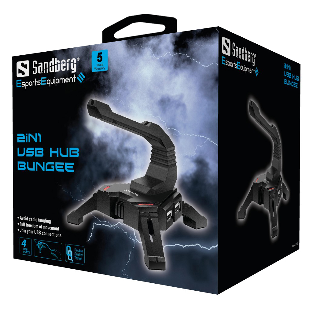 Sandberg 2in1 USB Hub Bungee – image 2