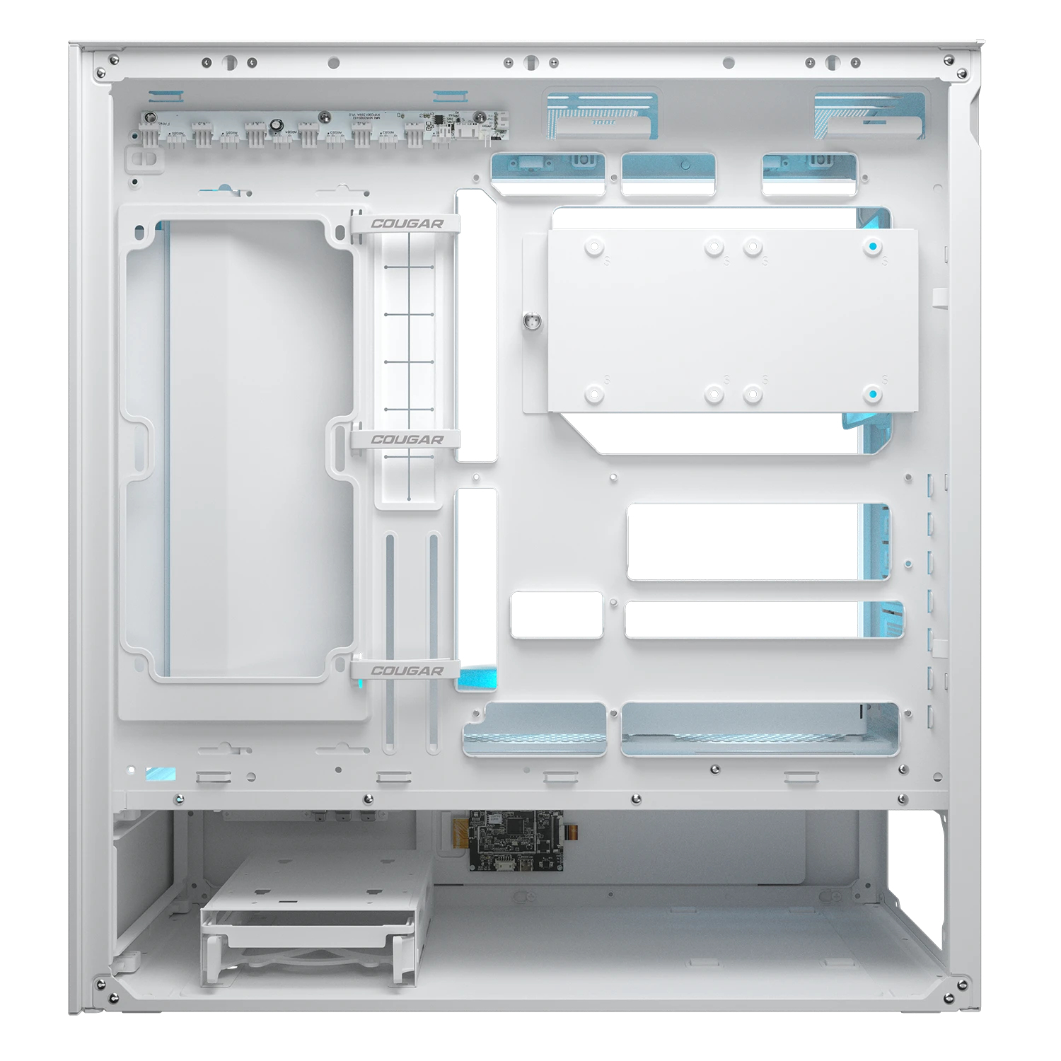 COUGAR Gehäuse Midi-Tower CFV235 Vision, ARGB, Mesh, Weiß