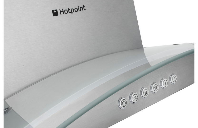 Hotpoint HDA7.5SAB cooker hood Wall-mounted Stainless steel 474 m³/h – image 3