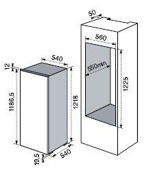 Electrolux CI2591N Upright freezer Built-in – image 2