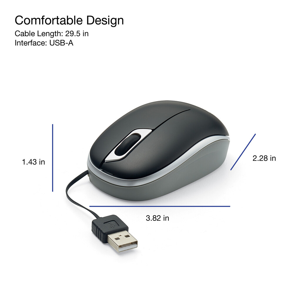 Verbatim 70751 mouse Office Ambidextrous USB Type-A Optical 1000 DPI – image 6