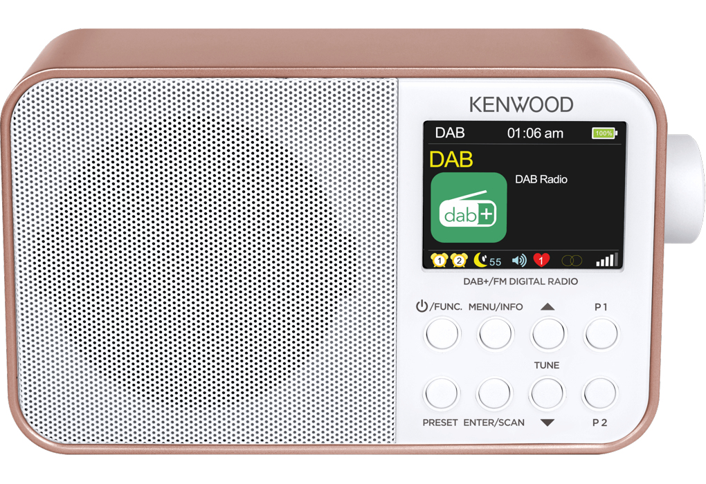 Kenwood CR-M30DAB-R radio Portable Digital Rose gold
