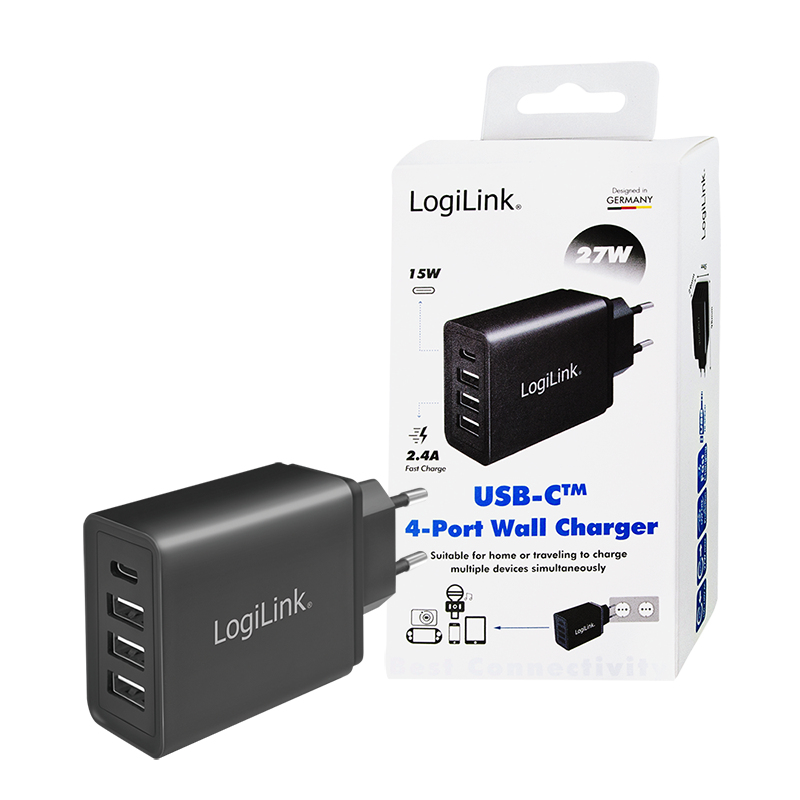 LogiLink PA0221 mobile device charger Universal Black AC Fast charging Indoor – image 9
