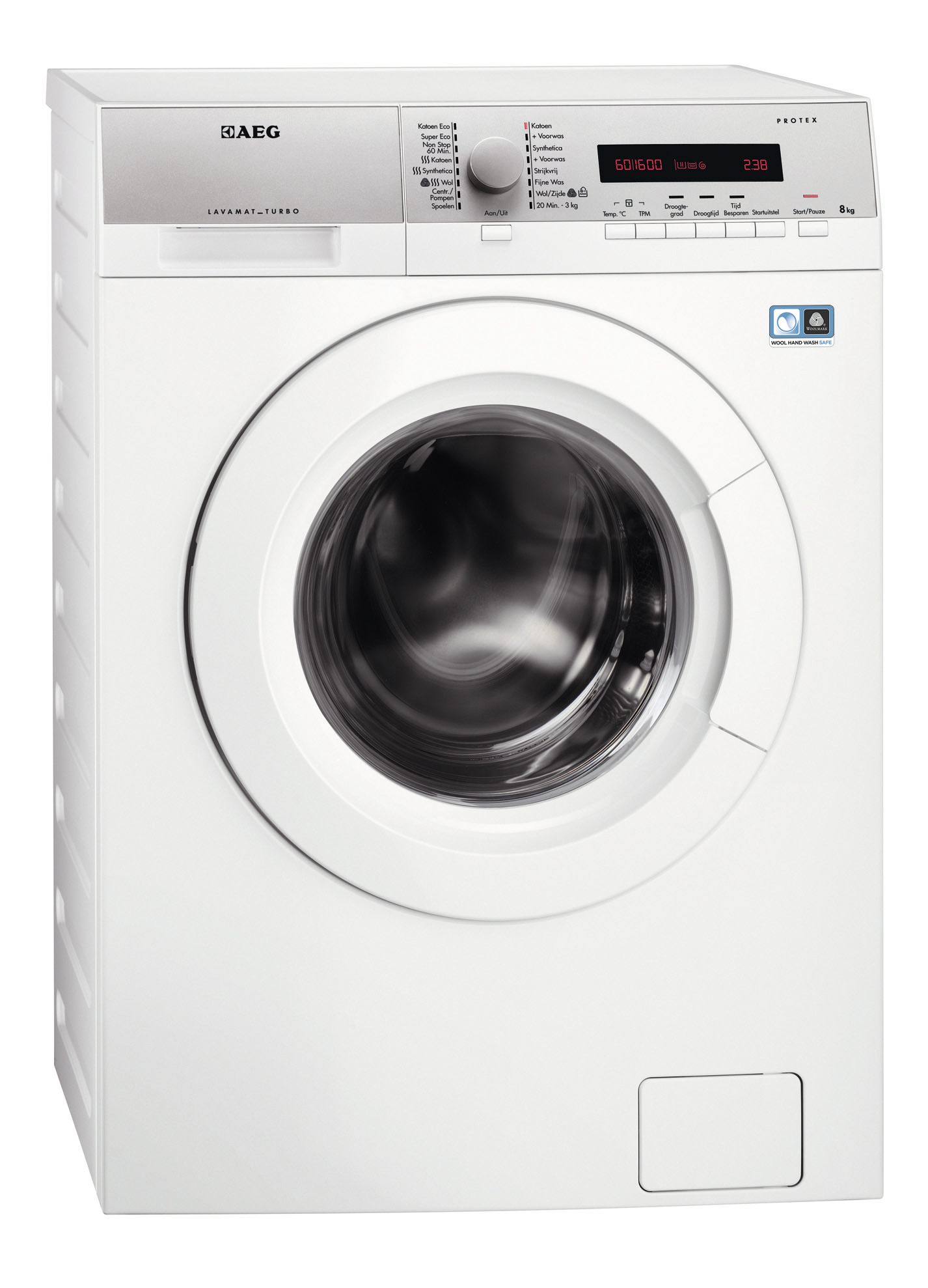 AEG L76680WD washer dryer Freestanding Front-load White – image 1