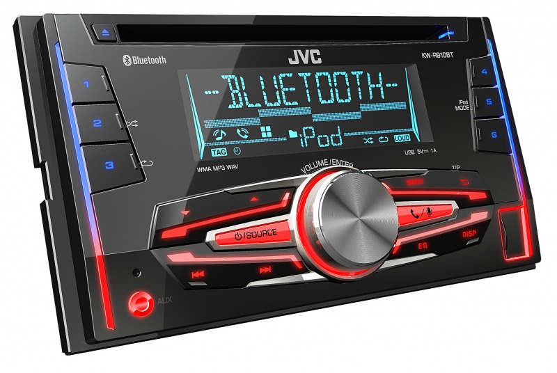 JVC KW-R910BTE car media receiver Black Bluetooth