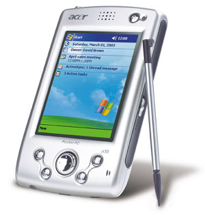 Acer PDA N10 300MHz 64MB 32MB Flash 3.5"TFT