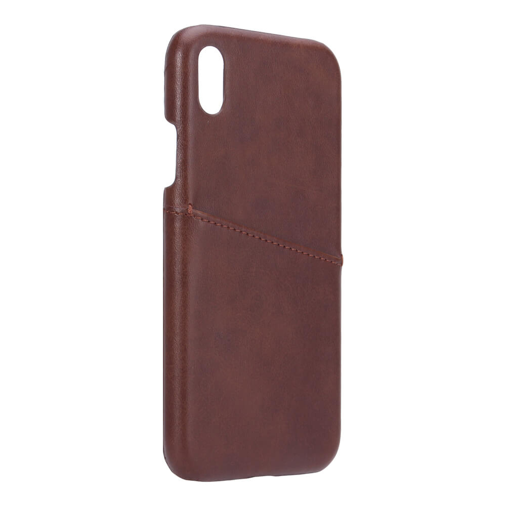 Onsala Mobilecover Brown iPhone X/XS Creditcard Pocket – image 3